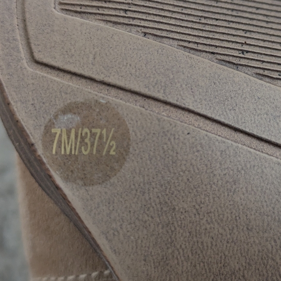 Vince Camuto Gradesha High Block Heel Booties in Tortilla - Picture 11 of 11